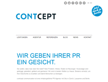 Tablet Screenshot of contcept.ch